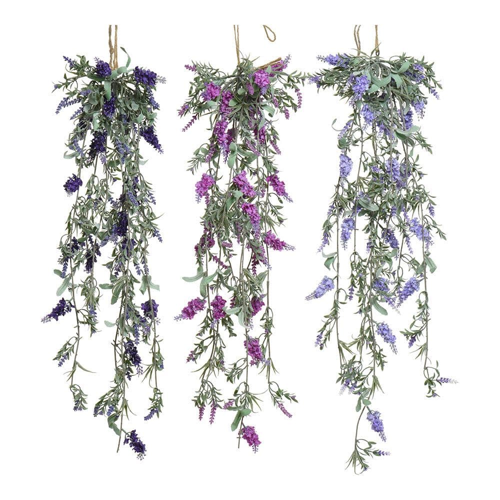MACETA COLGANTE DE LAVANDA, 80 cm, MODELOS VARIADOS