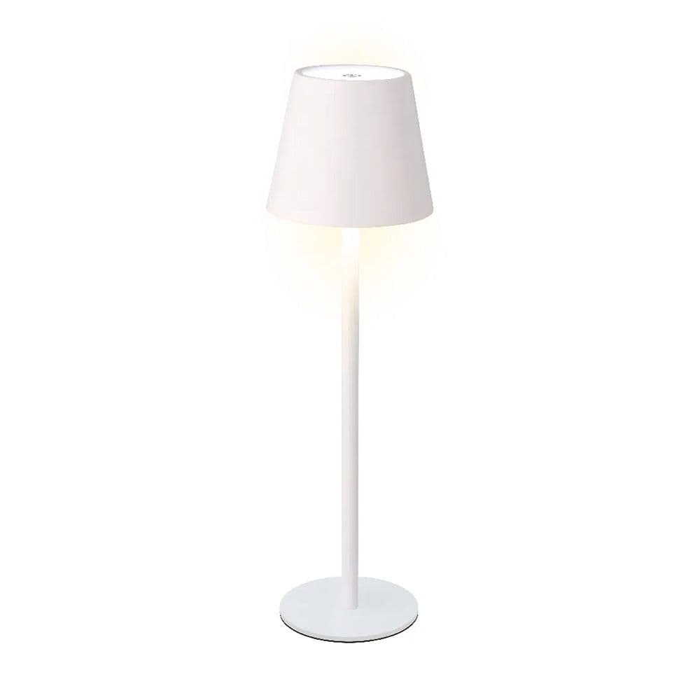 LÁMPARA LED DE MESA REGARCABLE NTERIOR COLOR 27 cm BLANCO