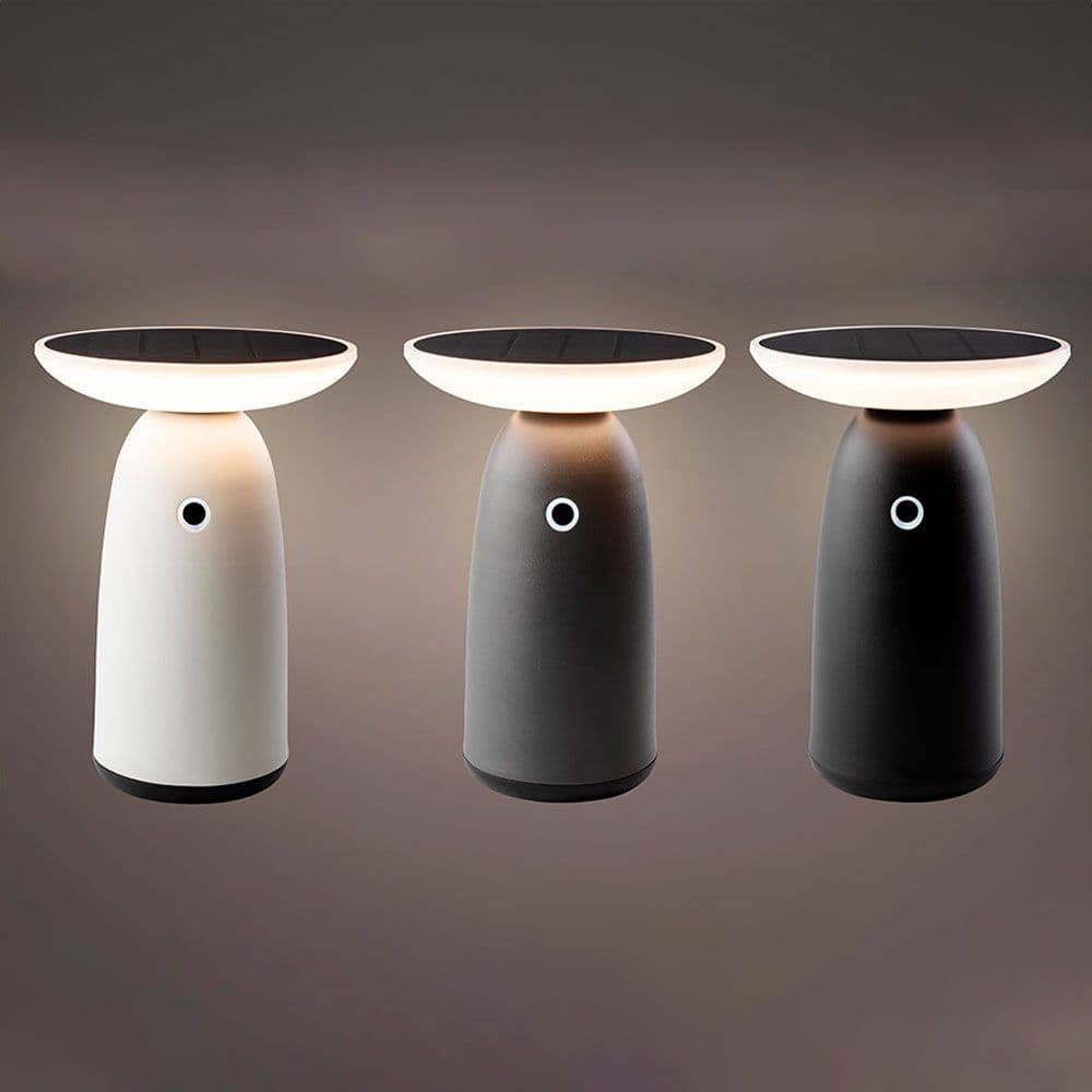 LÁMPARA SOLAR CON ENCENDIDO TÁCTIL COLORES SURTIDOS 22 cm