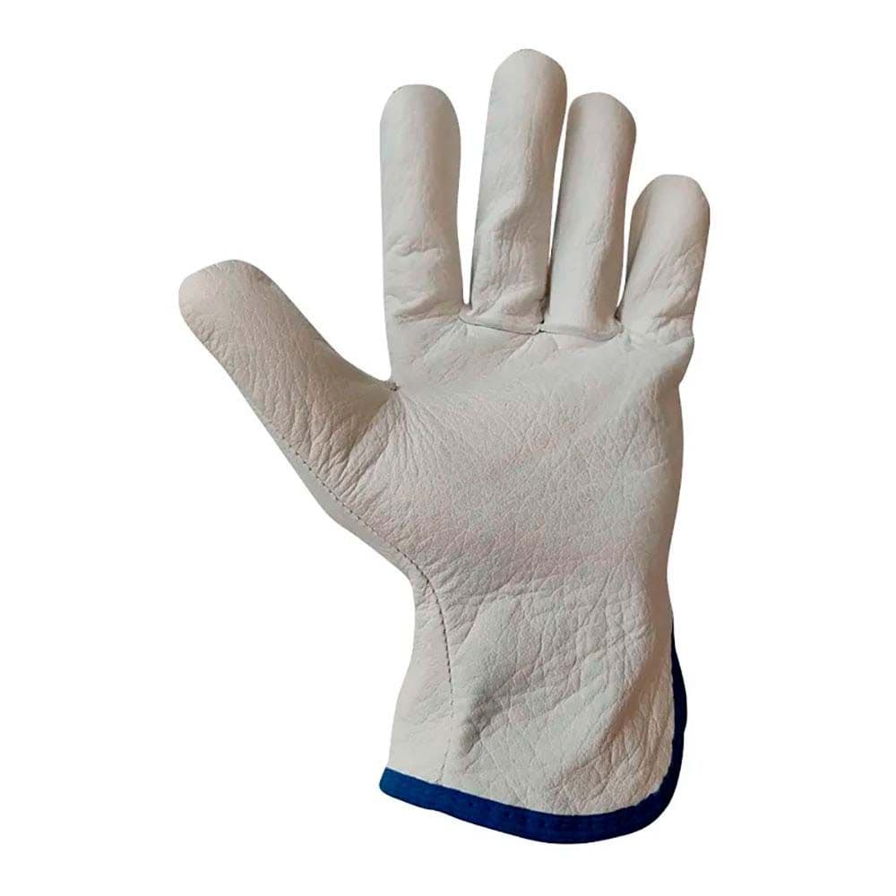GUANTE PIEL FLOR VACUNO NATURAL, DRIVER, T-8 M