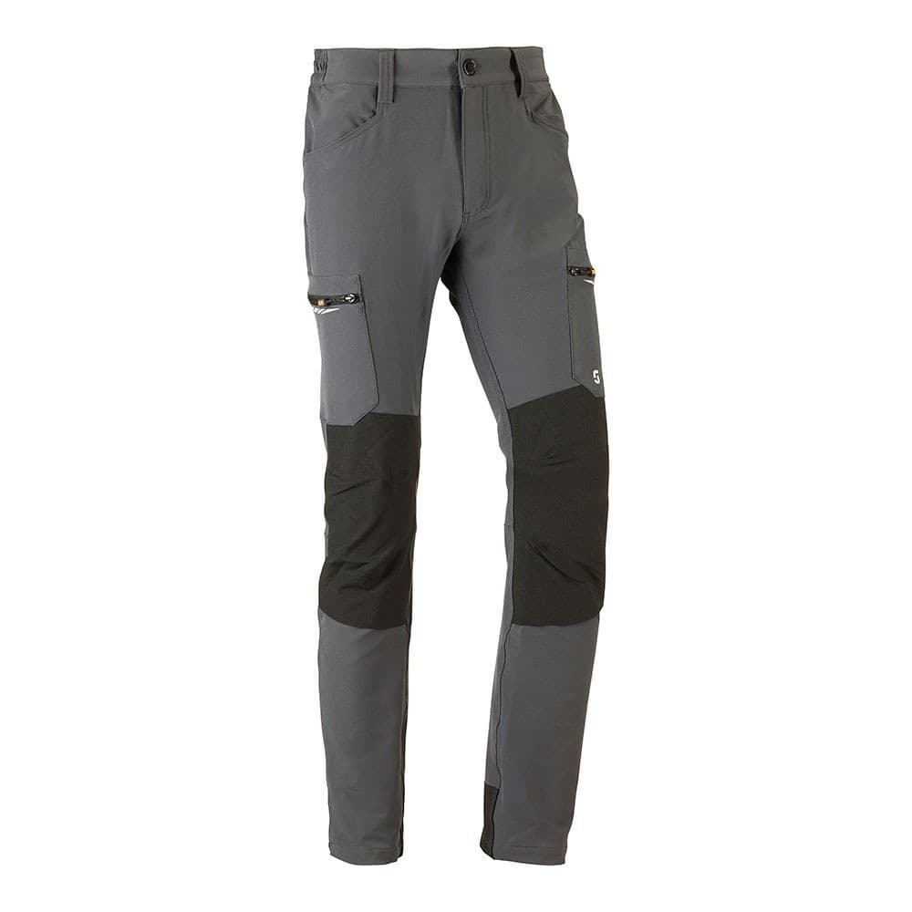 PANTALÓN MULTIBOLSILLO ELÁSTICO DYNAMIC GRIS, TALLA XXL