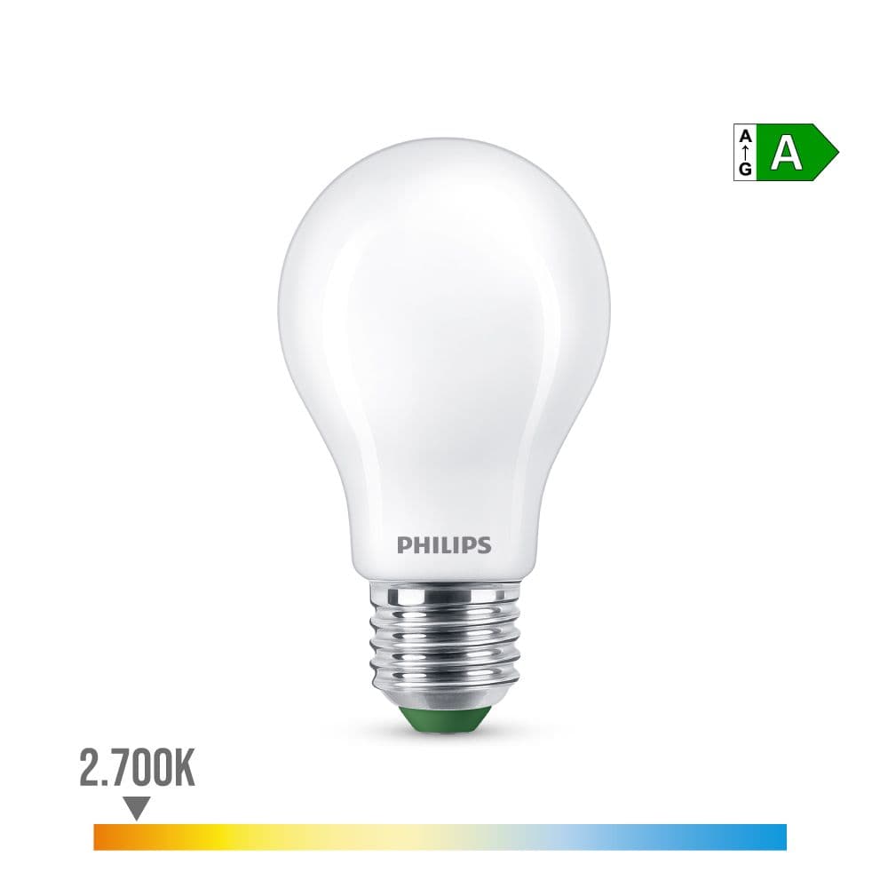 BOMBILLA ULTRA EFFICIENT LED CLASSIC E27 5,2 w 1095 Im 2700 k Ø6 x 10,4 cm