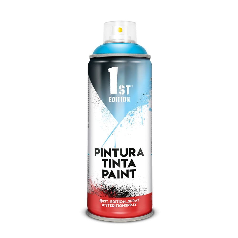 PINTURA ALQUÍDICA SPRAY 520 cc REF 653 AZUL PISCINA MATE 300 ml