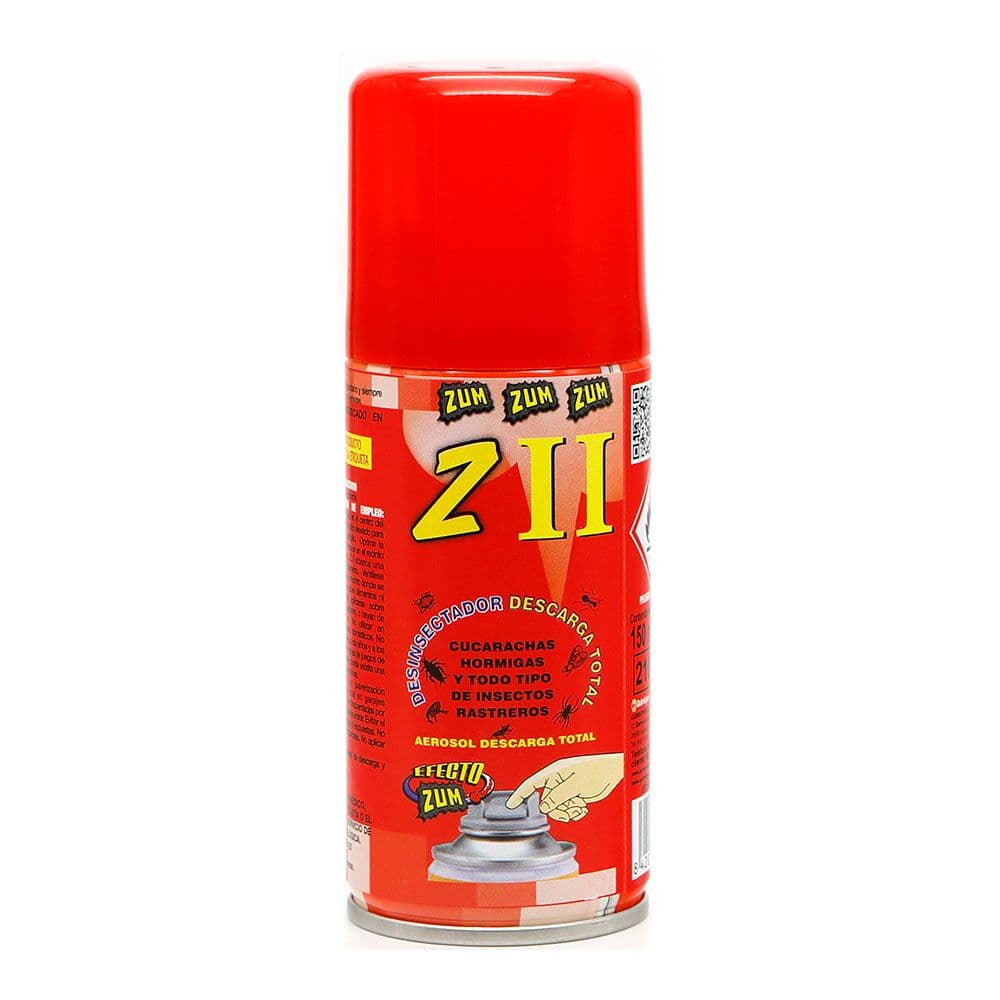 INSECTICIDA DESCARGA TOTAL ZII INSECTOS RASTREROS Y VOLADORES 150 ml