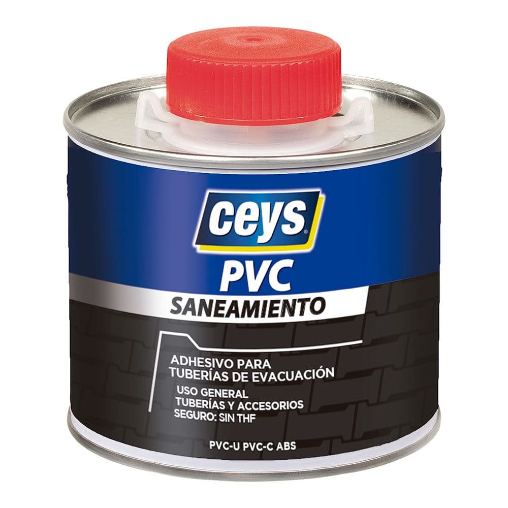 ADHESIVO PVC SANEAMIENTO TAPON PINCEL 500 ml
