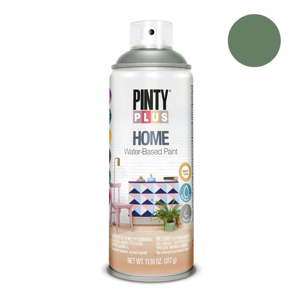 PINTURA ACRÍLICA SPRAY HOME WATER-BASED 520 cc GREEN WOOD HM416
