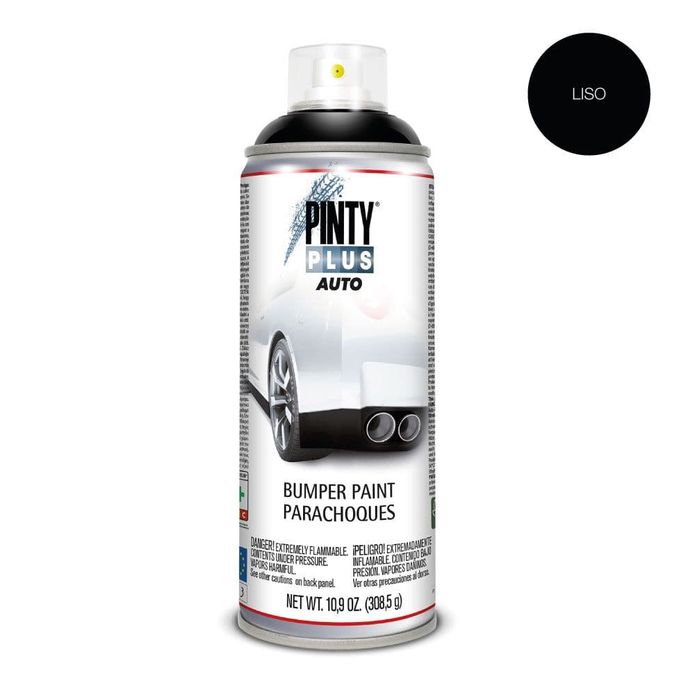 PINTURA EN SPRAY AUTO 520 cc BUMPER LISO BL104 NEGRO