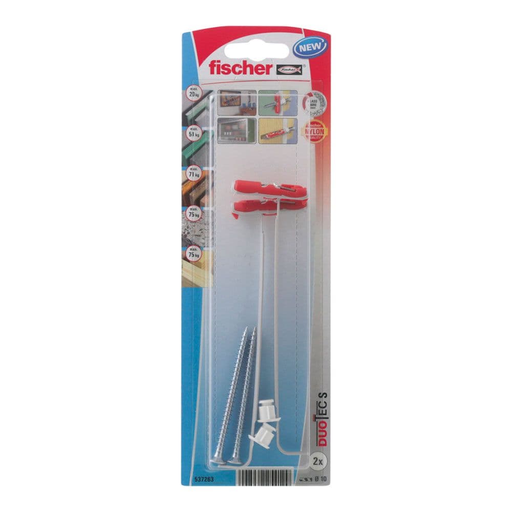 TACO DUO TEC 10 SK + TORNILLOS (BLISTER 2 unid)