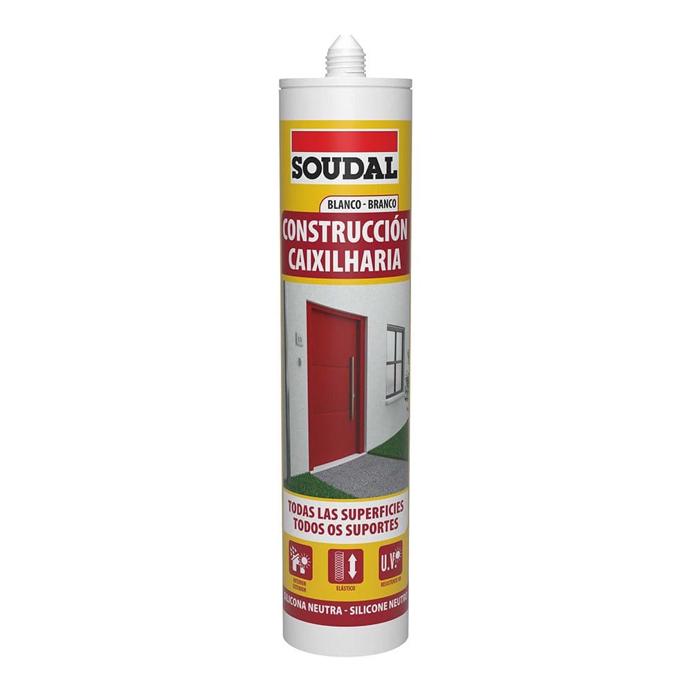 SILICONA NEUTRA CONSTRUCCIÓN BLANCA 290 ml