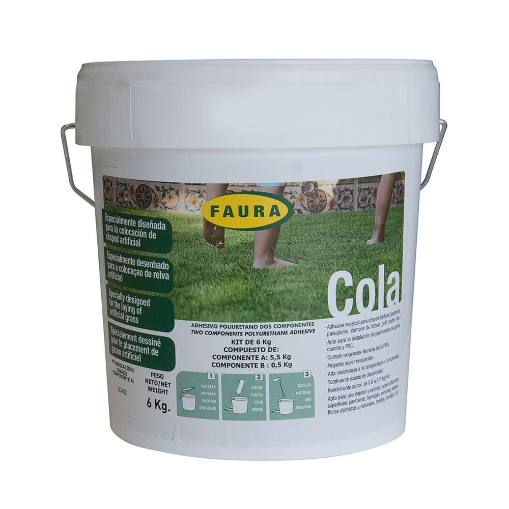 COLA ESPECIAL PARA CÉSPED ARTIFICIAL BOTE 6 Kg