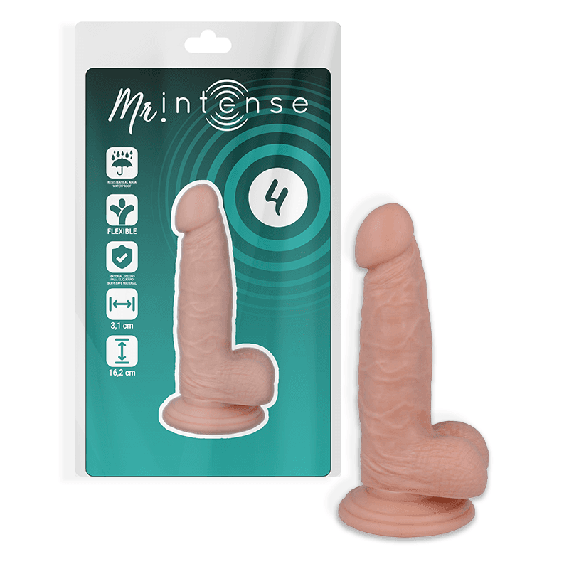 MR INTENSE - 4 PENE REALÍSTICO 16.2 CM -O- 3.1 CM