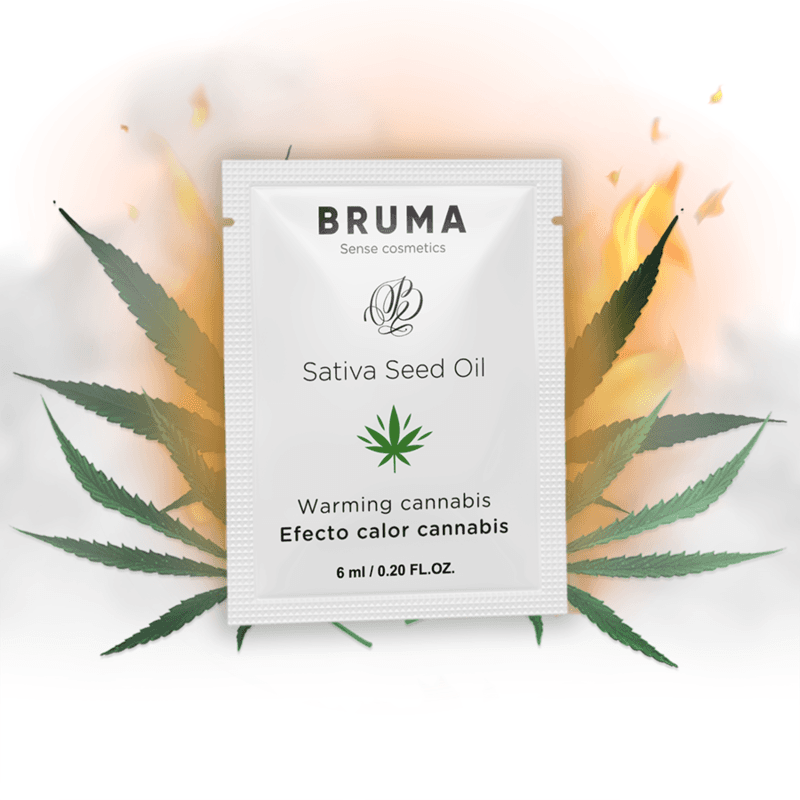 BRUMA - 6 ML GEL DESLIZANTE CON ACEITE DE SEMILLA EFECTO CALOR SABOR CANNABIS