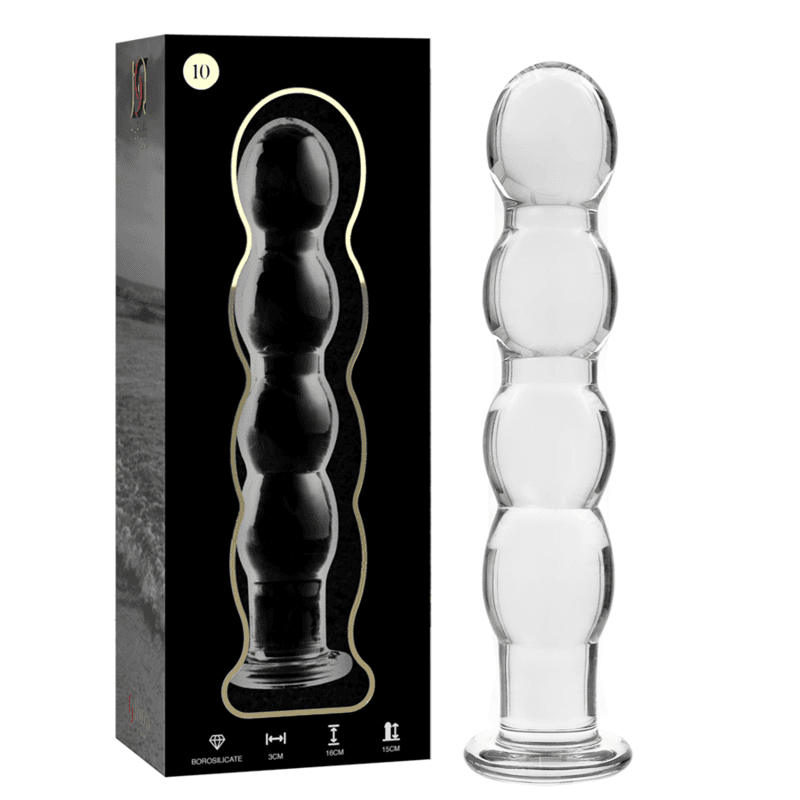 NEBULA SERIES BY IBIZA - MODELO 10 DILDO CRISTAL TRANSPARENTE 16.5 CM -O- 3.5 CM
