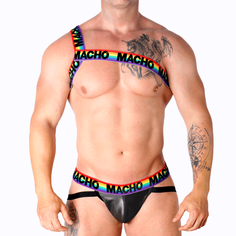 MACHO - ARNÉS ROMANO PRIDE S/M