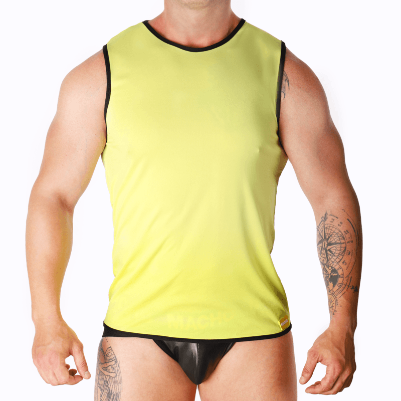 MACHO - CAMISETA AMARILLO S/M