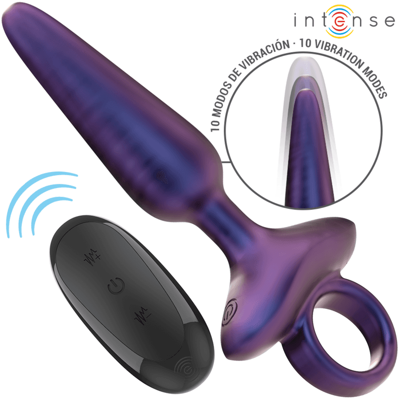 INTENSE - MARLON PLUG ANAL VIBRADOR MODELO 4 CONTROL REMOTO