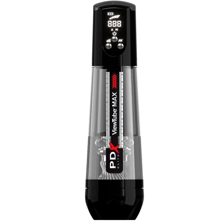 PDX ELITE - VIEWTUBE MAX VIEW MASTURNADOR AUTOMÁTICO CON SUCCIÓN TRANSPARENTE