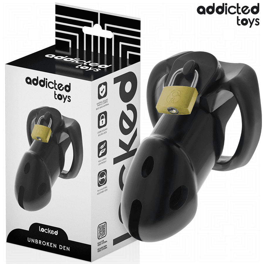 ADDICTED TOYS LOCKED - UNBROKEN DEN JAULA PARA PENE 9,8 CM