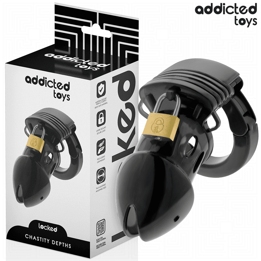 ADDICTED TOYS LOCKED - CHASTITY DEPTHS JAULA PARA PENE 7,5 CM