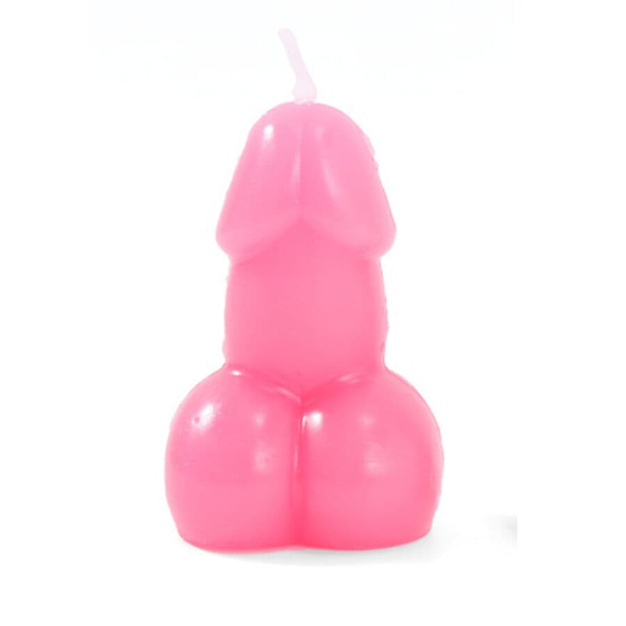 DIABLO PICANTE - VELA CON FORMA DE PENE COLOR FUCSIA