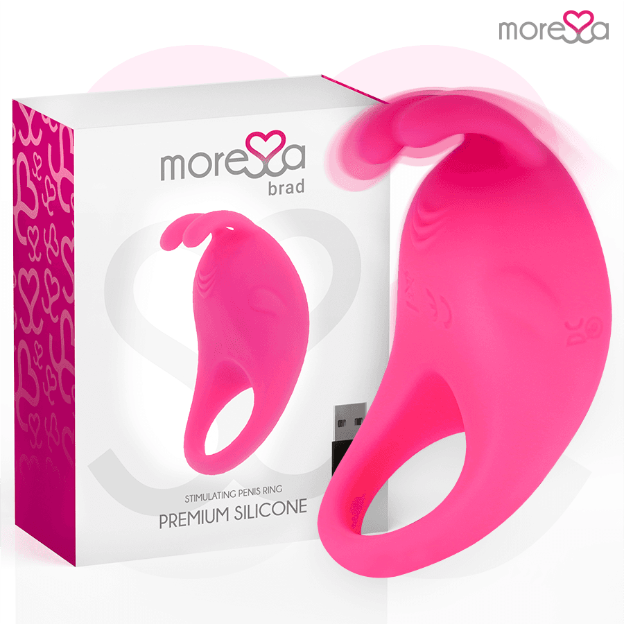 MORESSA - BRAD PREMIUM SILICONE RECARGABLE ROSA