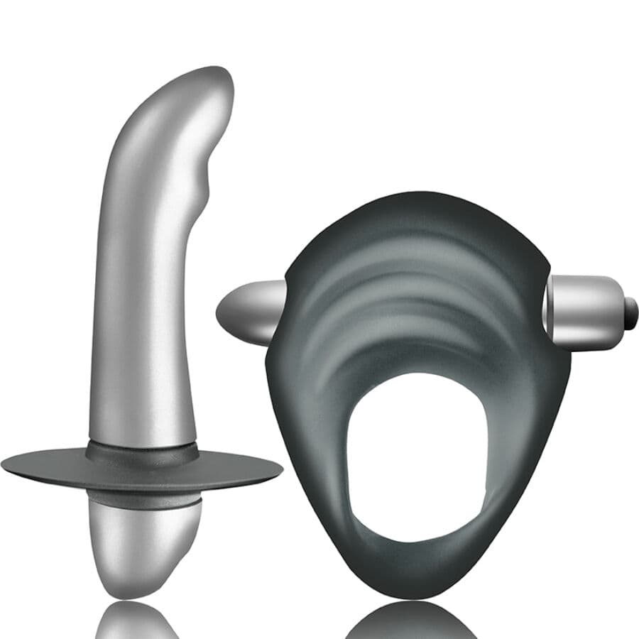 CLIMAXIMUM - ENTICE KIT ANILLO PARA PENE + VIBRADOR PRÓSTATA PRINCIPIANTES