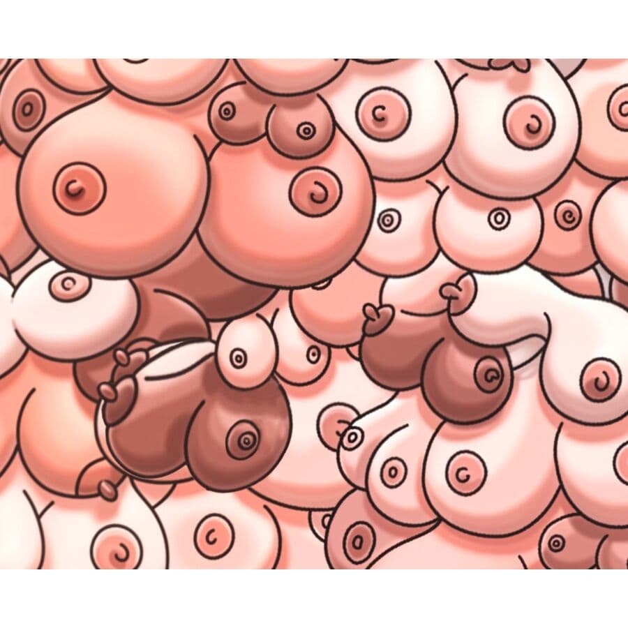 DIABLO PICANTE - ALFOMBRILLA RATÓN COLOR TETAS