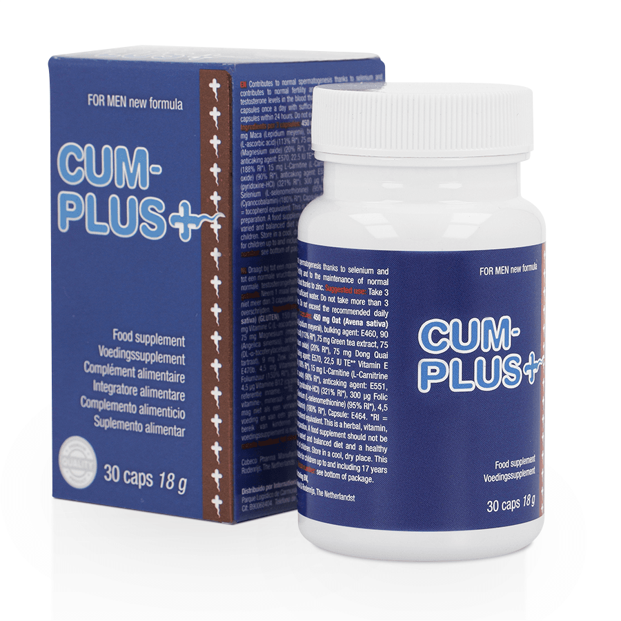 Cum Plus – Complemento alimenticio para la calidad del esperma y el bienestar masculino