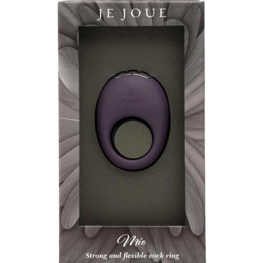 JE JOUE - MIO ANILLO PARA EL PENE VIBRADOR FUERTE Y FLEXIBLE MORADO