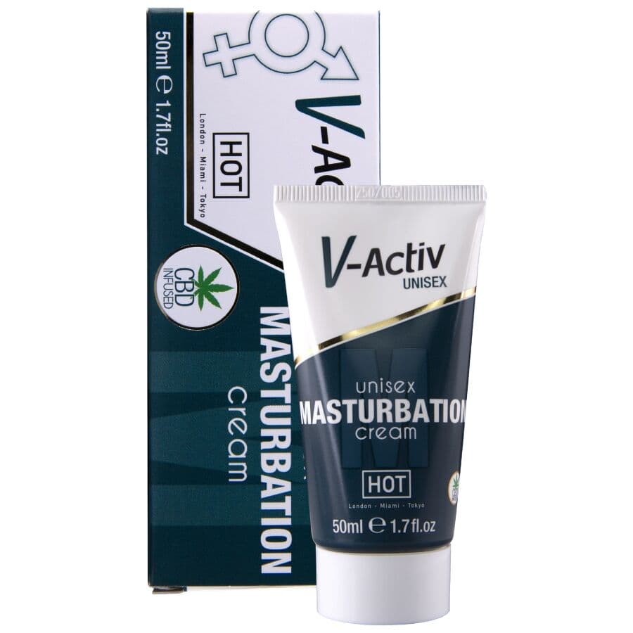 HOT - CREMA DE MASTURBACIÓN CON CBD - UNISEX 100 ML