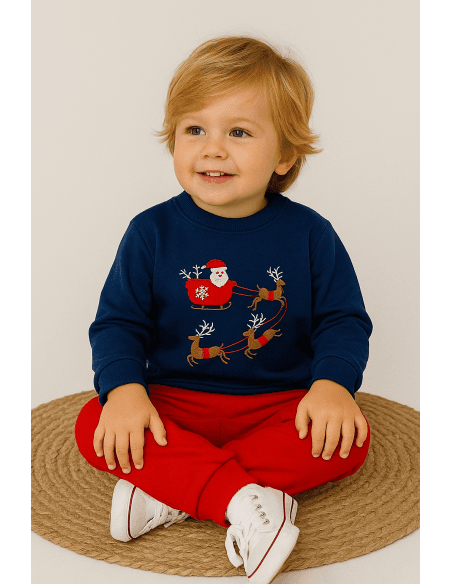 CONJUNTO INFANTIL NIÑO ALMA NAVIDAD SANTA CLAUS 212102229**