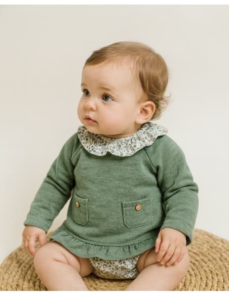 CONJUNTO NIÑA SUDADERA, FALDA Y BRAGA 522125730