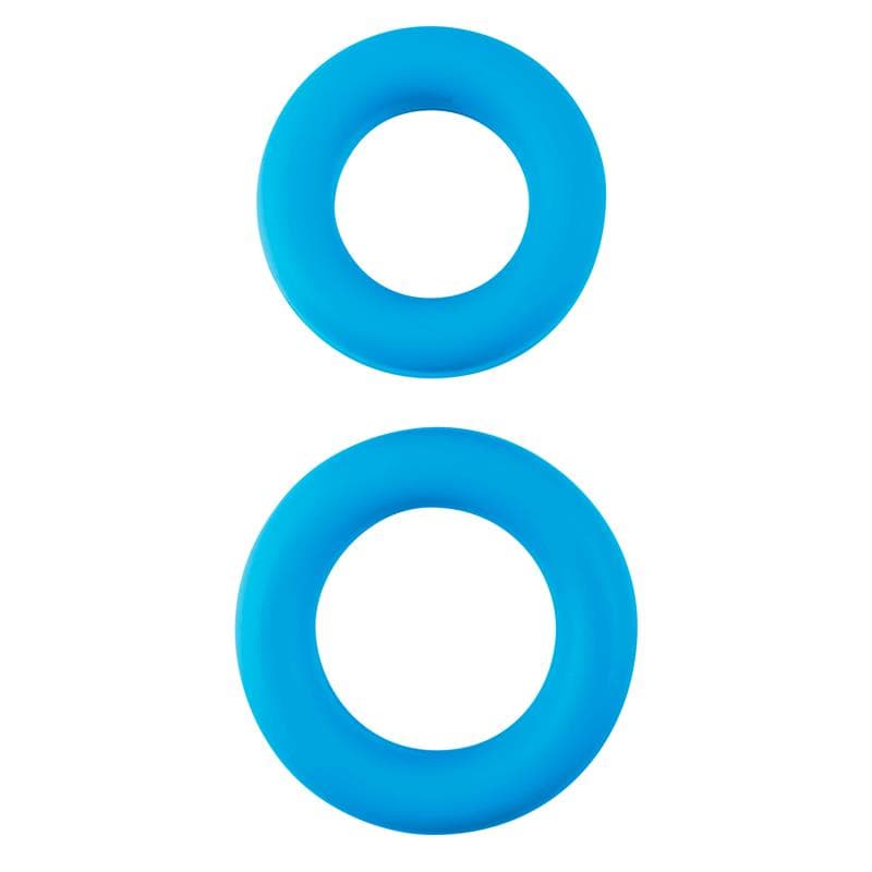 Neon Set de Anillos para el Pene Azul