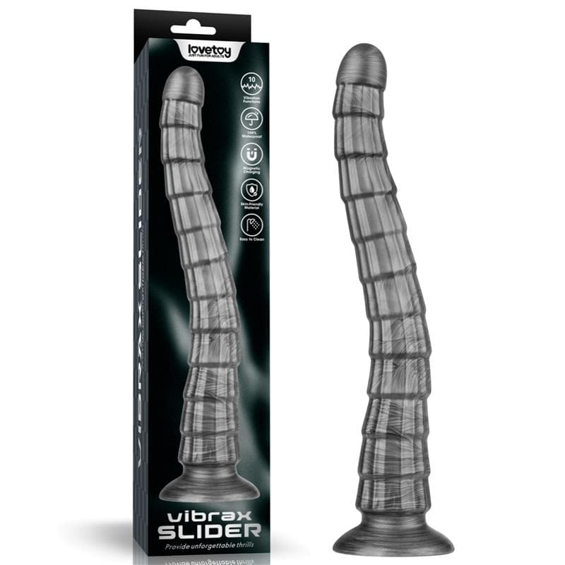 Vibrax Slider Dildo anal con Vibración King Sized 14.5