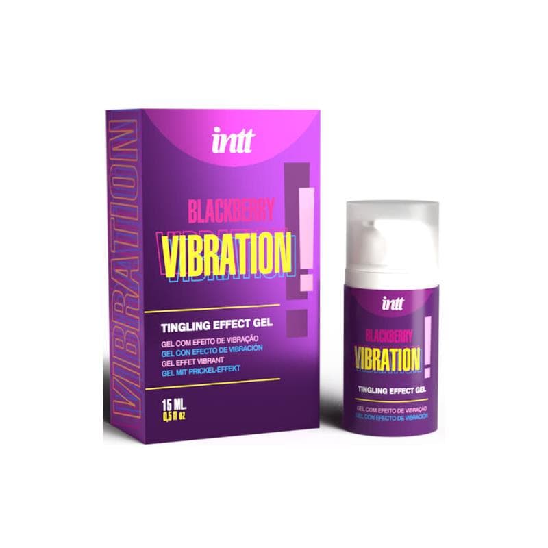 Gel Vibrador Líquido Sabor Mora 15 ml